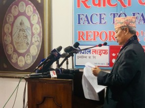 नेकपा एमालेको अध्यक्षमा भीम रावलको उम्मेदवारी घोषणा